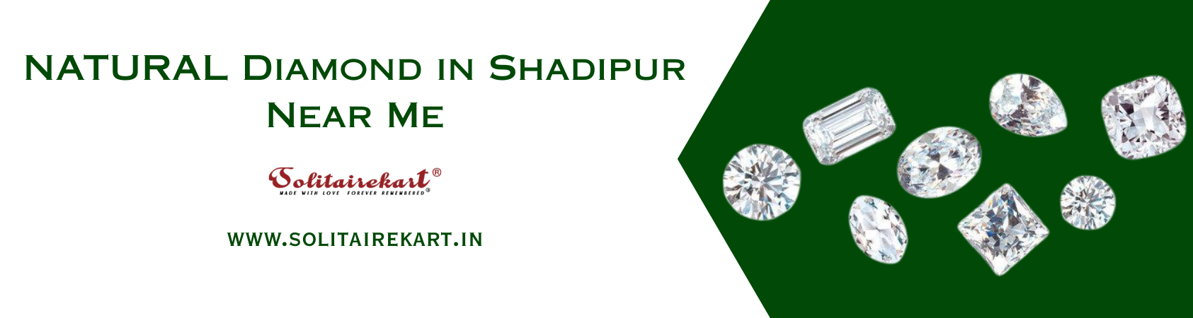 Discover the True Sparkle of a NATURAL Diamond in Shadipur Near Me